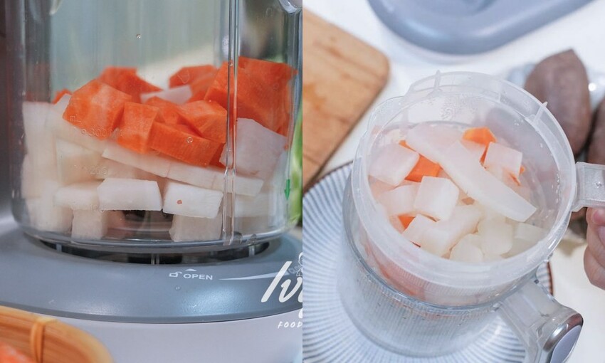 KIDMORY觸控智慧型食物調理機 |寶寶副食品必備神器，清洗、蒸煮、消毒、攪拌、解凍一機搞定寶寶輔食！ - 艾薇覓食趣