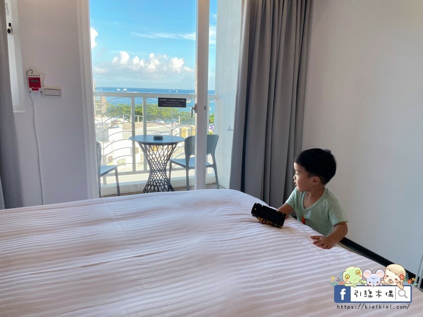 【墾丁住宿】樂逸行旅南灣館-漫步純白海景別墅，2分鐘到南灣的優雅回憶。專屬停車場大浴缸，附早餐及冰涼汽水