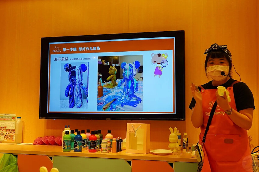 萌兔過中秋,無需任何藝術經驗,超療癒DIY,製作獨一無二的禮物 | Tiger Family 流體創作體驗