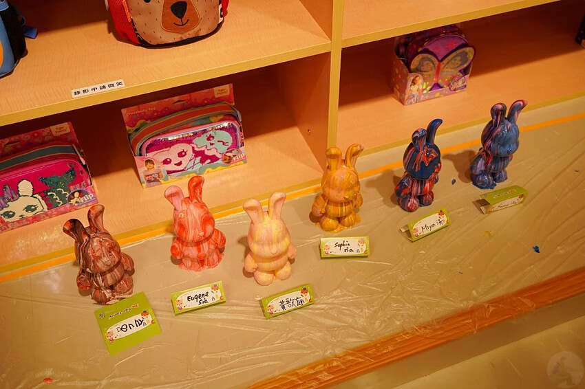 萌兔過中秋,無需任何藝術經驗,超療癒DIY,製作獨一無二的禮物 | Tiger Family 流體創作體驗