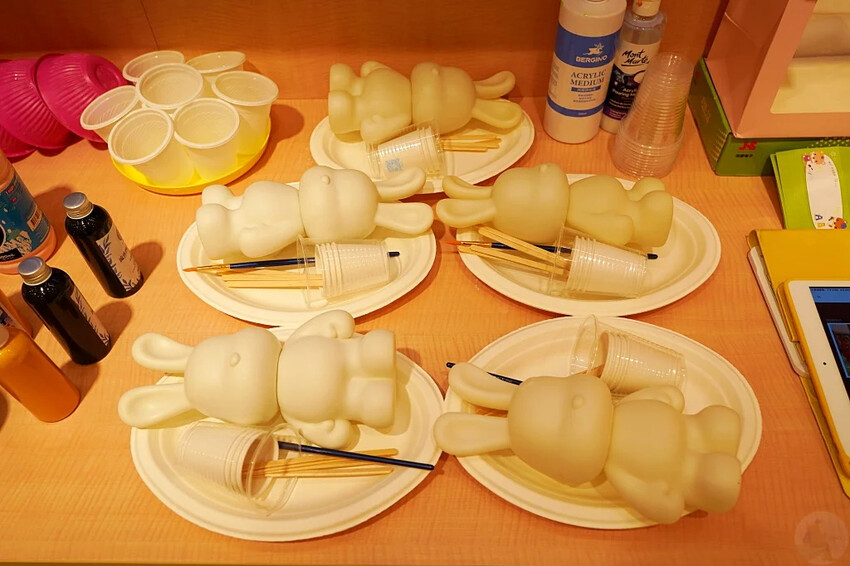 萌兔過中秋,無需任何藝術經驗,超療癒DIY,製作獨一無二的禮物 | Tiger Family 流體創作體驗