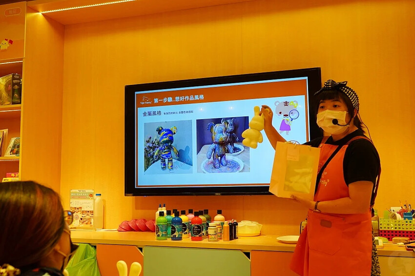 萌兔過中秋,無需任何藝術經驗,超療癒DIY,製作獨一無二的禮物 | Tiger Family 流體創作體驗