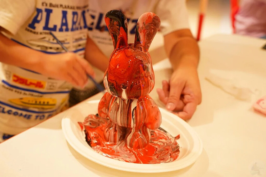 萌兔過中秋,無需任何藝術經驗,超療癒DIY,製作獨一無二的禮物 | Tiger Family 流體創作體驗