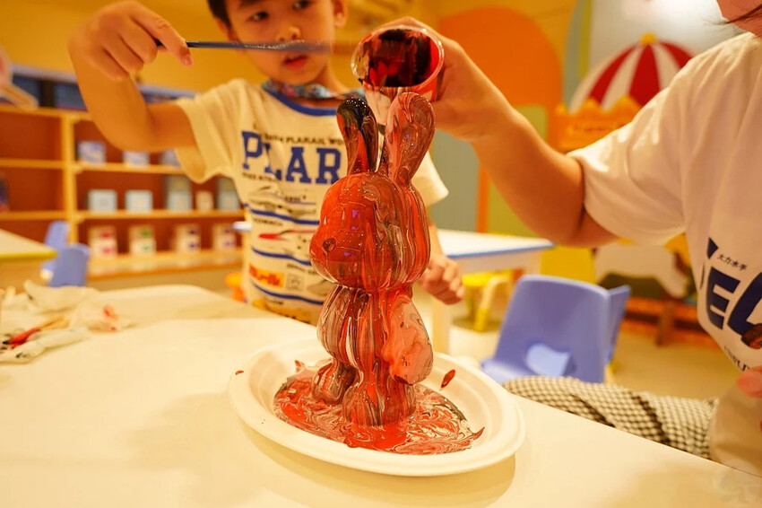 萌兔過中秋,無需任何藝術經驗,超療癒DIY,製作獨一無二的禮物 | Tiger Family 流體創作體驗