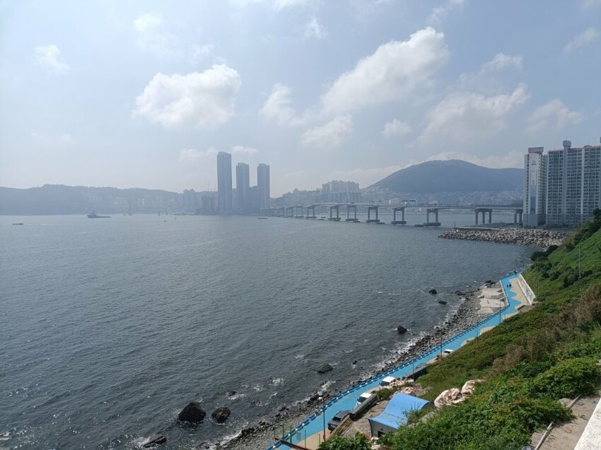 2023韓國釜山|五六島天空步道手工布丁必吃!白淺灘文化村、