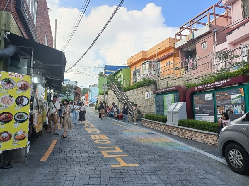 2023韓國釜山|五六島天空步道手工布丁必吃!白淺灘文化村、