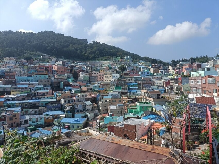 2023韓國釜山|五六島天空步道手工布丁必吃!白淺灘文化村、