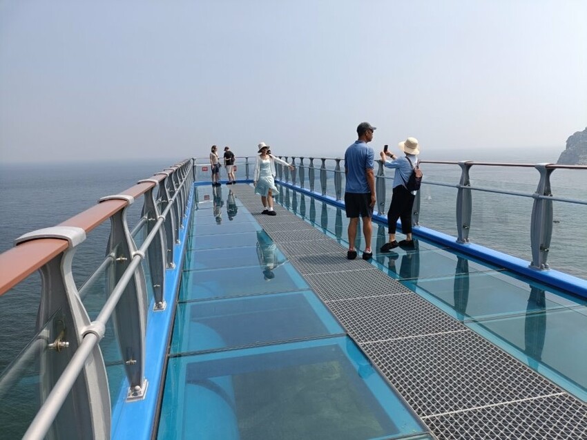 2023韓國釜山|五六島天空步道手工布丁必吃!白淺灘文化村、