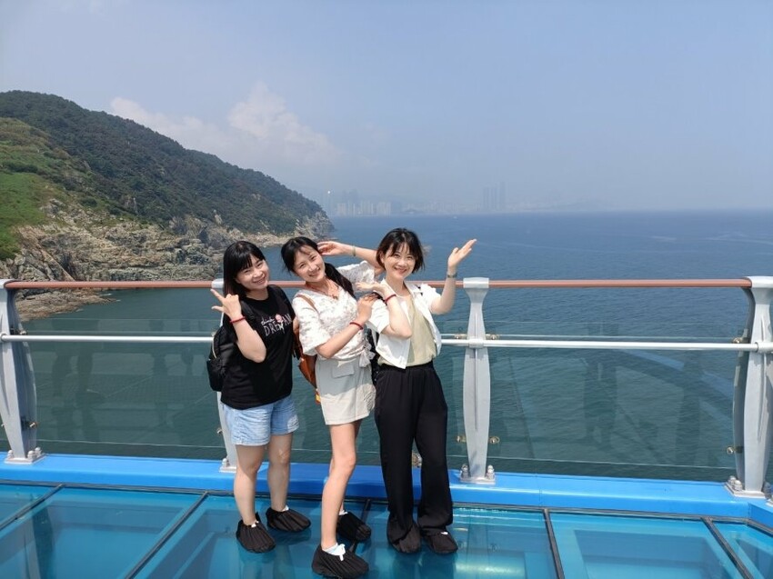 2023韓國釜山|五六島天空步道手工布丁必吃!白淺灘文化村、