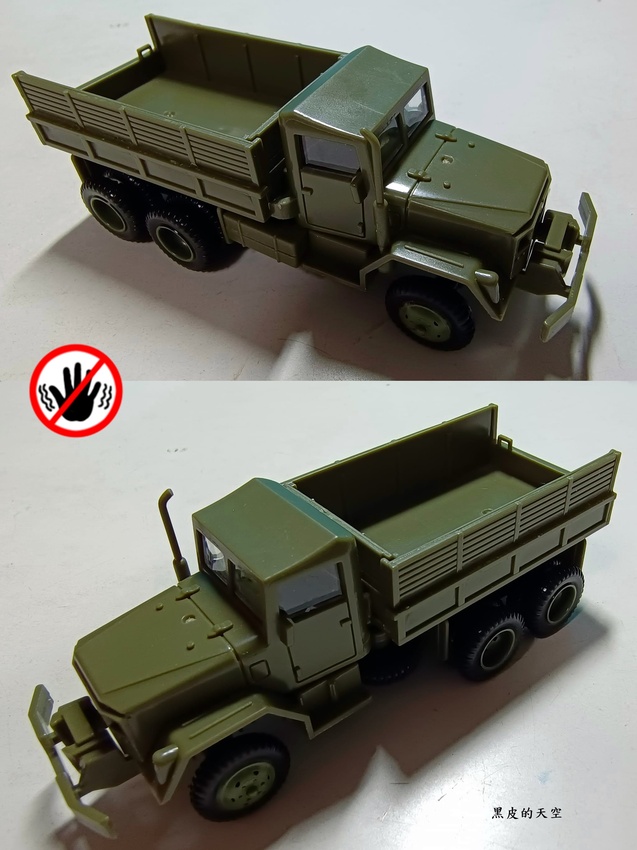 【靜態模型】二戰美制M35二噸半軍卡威利吉普車M12自走砲1/72軍事模型