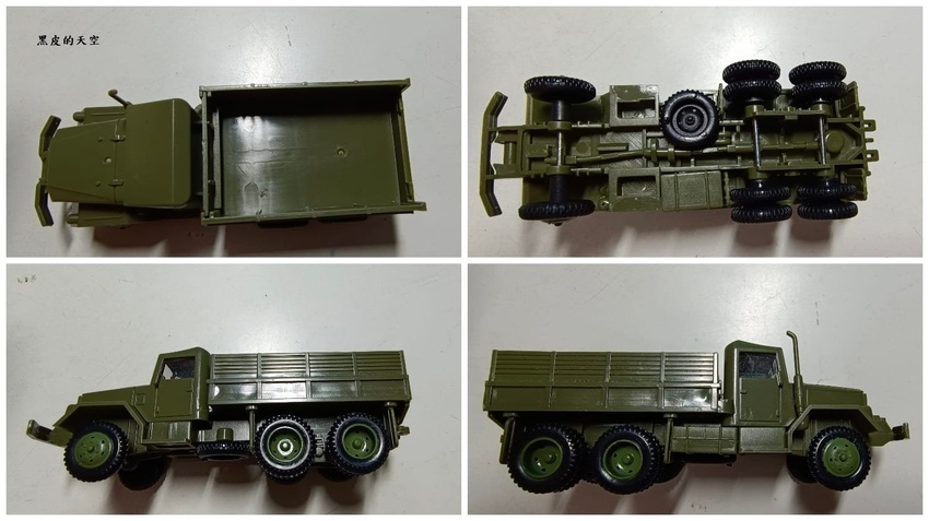 【靜態模型】二戰美制M35二噸半軍卡威利吉普車M12自走砲1/72軍事模型