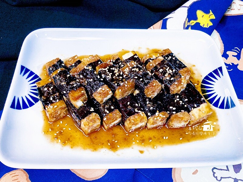 烹飪筆記│醬燒海苔板豆腐，用普通板豆腐做日式風味的料理