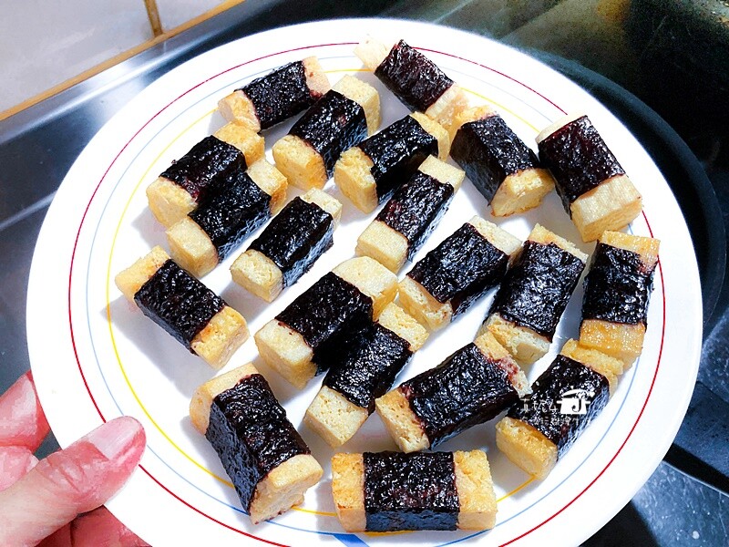 烹飪筆記│醬燒海苔板豆腐，用普通板豆腐做日式風味的料理