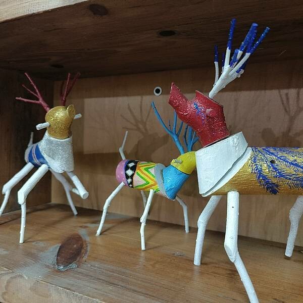 (苗栗/三義)札木工坊-來玩小鹿木偶DIY，自磨擂茶超好玩