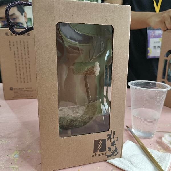 (苗栗/三義)札木工坊-來玩小鹿木偶DIY，自磨擂茶超好玩
