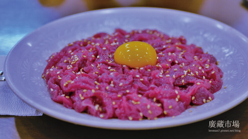 首爾廣藏市場富村生牛肉和雨耳樂-7