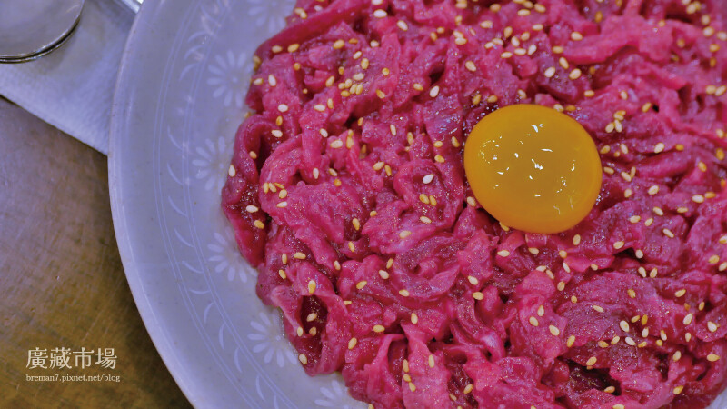 首爾廣藏市場富村生牛肉和雨耳樂-8