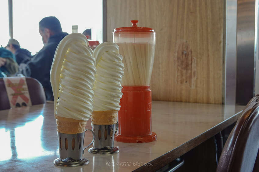 花卷美食 MARUKAN大食堂 用筷子吃的冰淇淋 岩手花卷人氣食堂