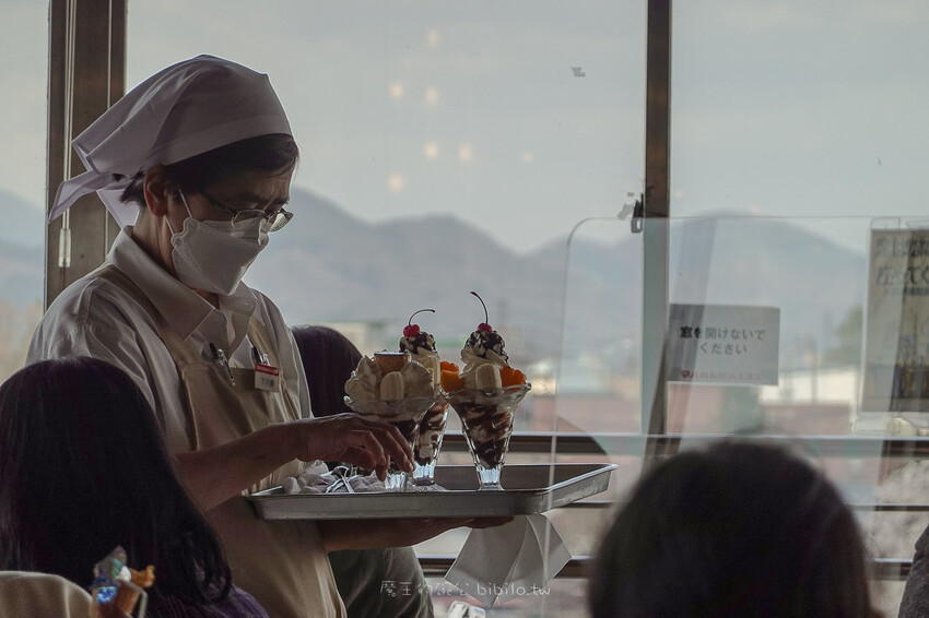 花卷美食 MARUKAN大食堂 用筷子吃的冰淇淋 岩手花卷人氣食堂