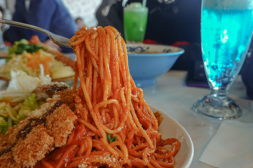 花卷美食 MARUKAN大食堂 用筷子吃的冰淇淋 岩手花卷人氣食堂
