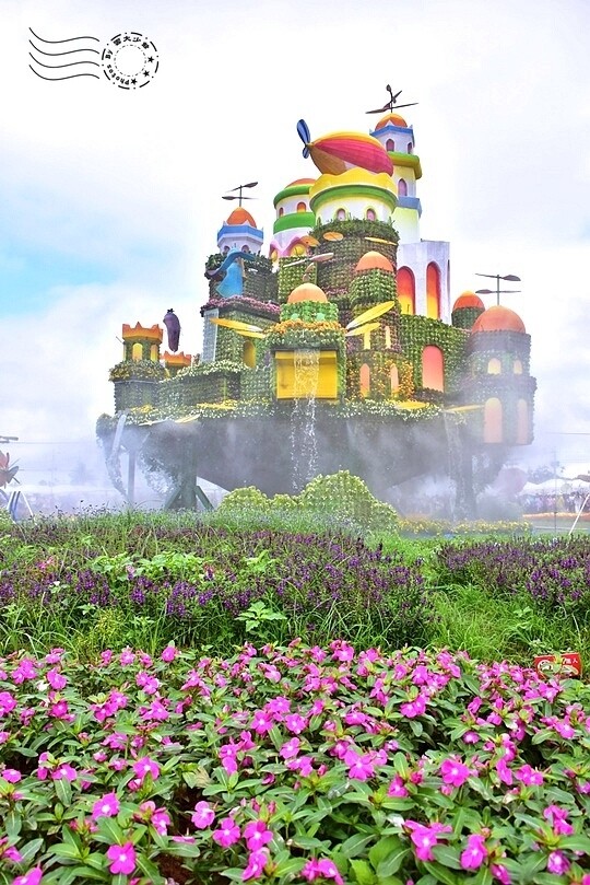 【2023臺中國際花毯節】:愛你愛山,璀璨重綻,全台最大規模,新社花海