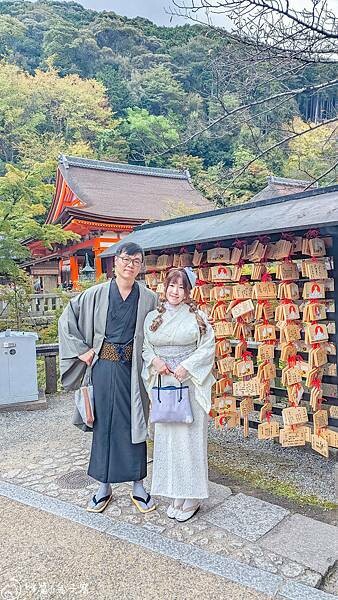 京都旅遊。京小町 清水寺和服浴衣出租 超可愛髮型+精美蕾絲
