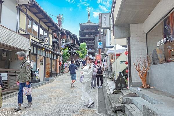 京都旅遊。京小町 清水寺和服浴衣出租 超可愛髮型+精美蕾絲