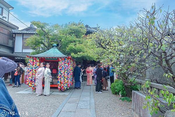 京都旅遊。京小町 清水寺和服浴衣出租 超可愛髮型+精美蕾絲