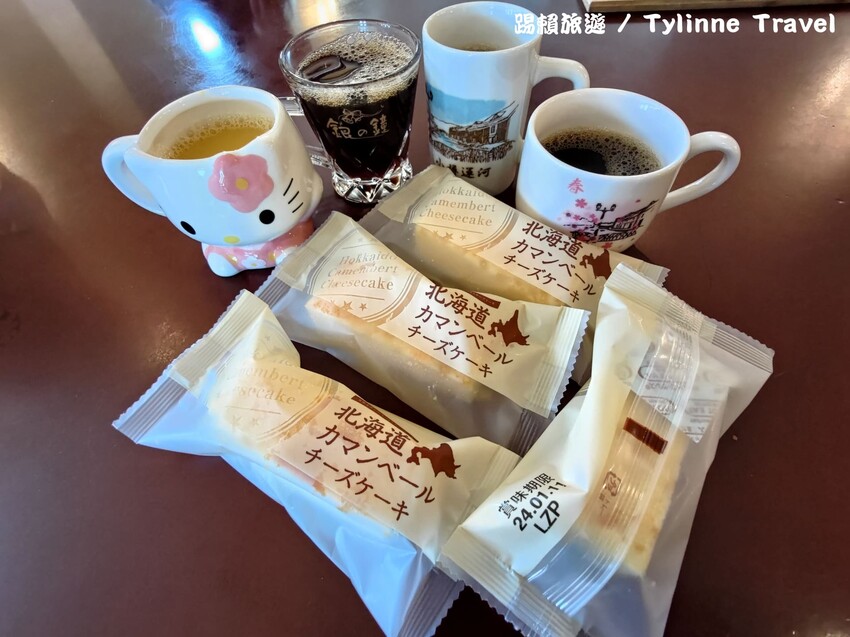日本【北海道美食】銀之鐘1號館,買咖啡送咖啡杯 | 香濃乳酪蛋糕 | 咖啡無限量喝到飽 | 小樽必逛咖啡館