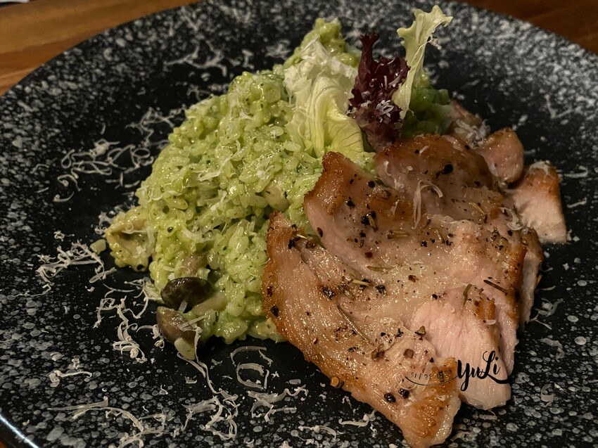 LION義式餐酒館-四人同享餐_主食 香煎松坂豬青醬燉飯