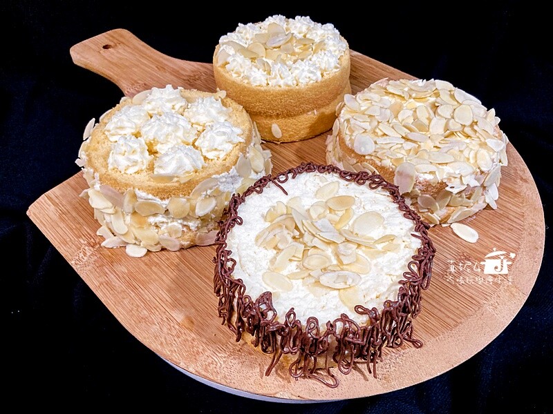 烘焙筆記│鹹奶油蛋糕,4吋香鹹鬆綿的戚風蛋糕