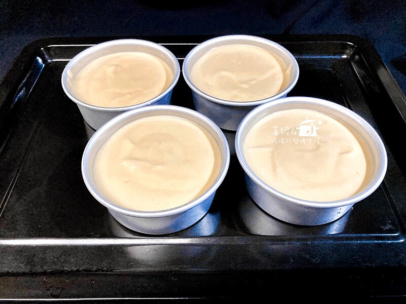 烘焙筆記│鹹奶油蛋糕,4吋香鹹鬆綿的戚風蛋糕