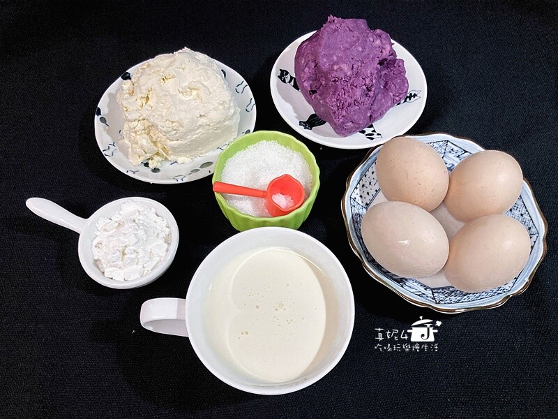 烘焙筆記│芋泥巴斯克蛋糕，保留芋頭顆粒風味再升級