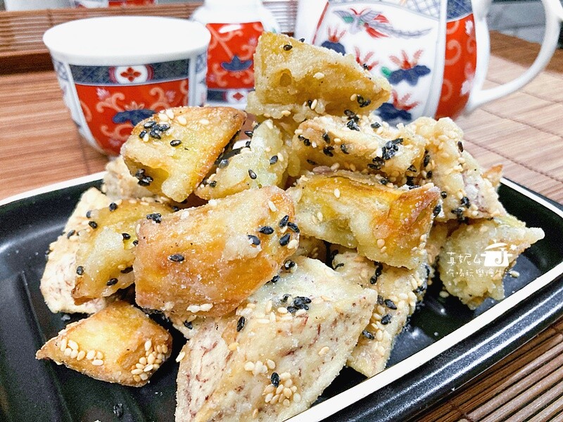 烘焙筆記│芋泥巴斯克蛋糕，保留芋頭顆粒風味再升級