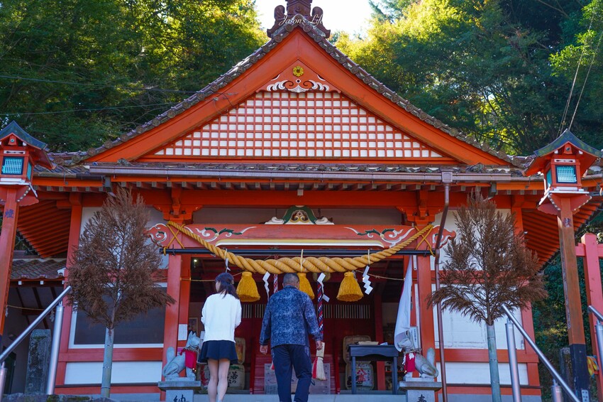 日本【九州福岡｜景點】浮羽稻荷神社。福岡自駕景點推薦，福岡千本鳥居，還能坐擁筑後平原美景