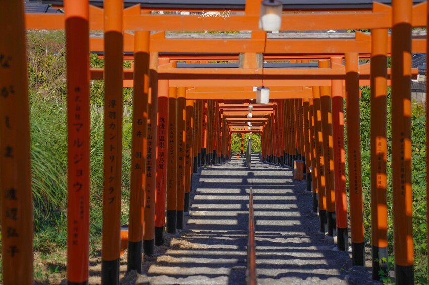 日本【九州福岡｜景點】浮羽稻荷神社。福岡自駕景點推薦，福岡千本鳥居，還能坐擁筑後平原美景