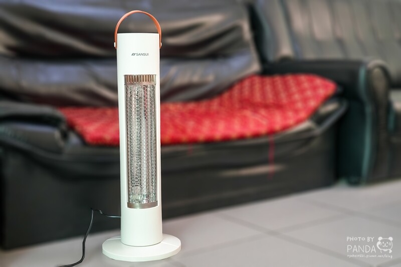 電暖器開箱｜SANSUI山水瞬熱擺頭遠紅外線碳素電暖器．一秒速暖體驗！安全首選，傾倒斷電設計的直立電暖器，擁抱舒適冬季！