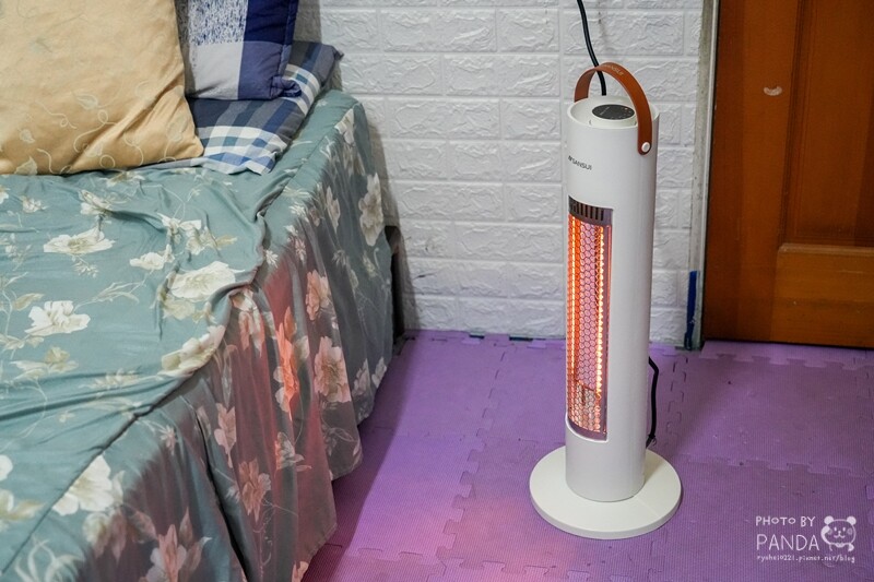 電暖器開箱｜SANSUI山水瞬熱擺頭遠紅外線碳素電暖器．一秒速暖體驗！安全首選，傾倒斷電設計的直立電暖器，擁抱舒適冬季！