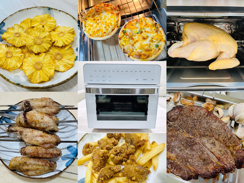 【SANSUI山水】15L旋風溫控智能氣炸烤箱SAF-588