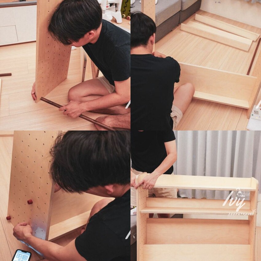 力朵ri'du兒童成長家具 |超強百變書櫃、玩具收納櫃，從小用到大的高CP值收納櫃！ - 艾薇覓食趣