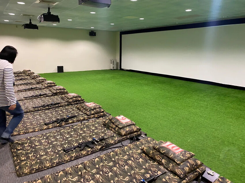 后麟步槍模擬射擊館|體驗模擬射擊,金門最夯景點,穿上米彩服打靶囉!!