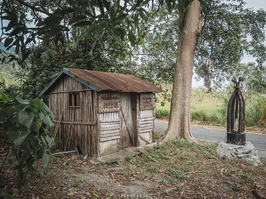 整個社區就像是戶外木雕藝術展