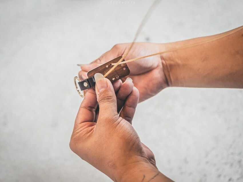 整個社區就像是戶外木雕藝術展