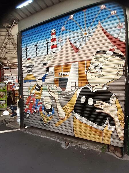 台中IG打卡景點-動漫彩繪巷