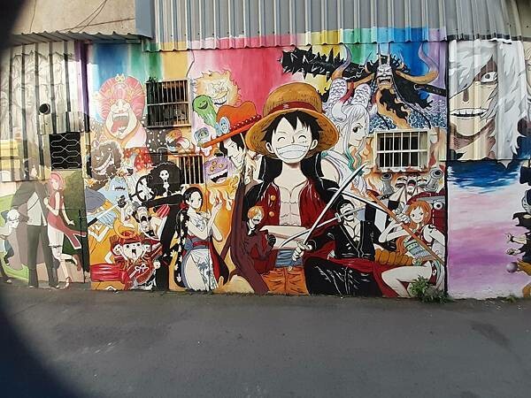 台中IG打卡景點-動漫彩繪巷