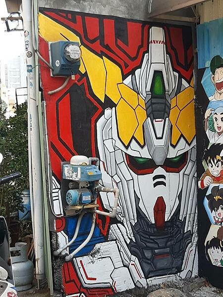 台中IG打卡景點-動漫彩繪巷