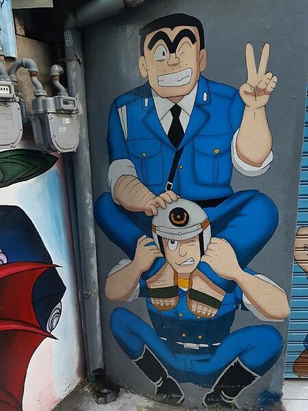 台中IG打卡景點-動漫彩繪巷