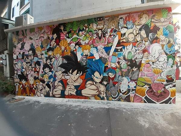 台中IG打卡景點-動漫彩繪巷