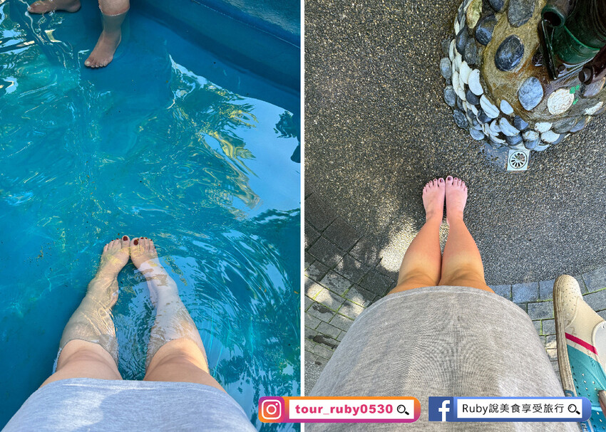 【北投景點】泉源公園溫泉泡腳池，免費足湯，半戶外式的環境，空