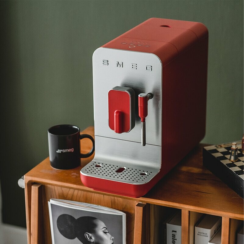 義大利SMEG全自動義式咖啡機-魅惑紅